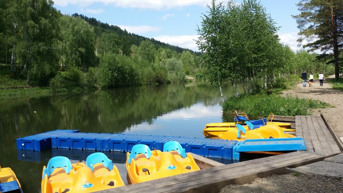 Абзаково, пляж Остров 