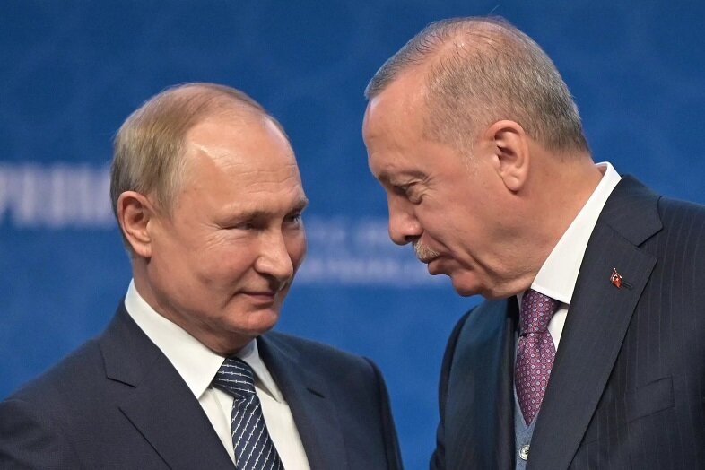 Владимир Путин и Эрдоган. Фото из открытых источников сети Интернета
