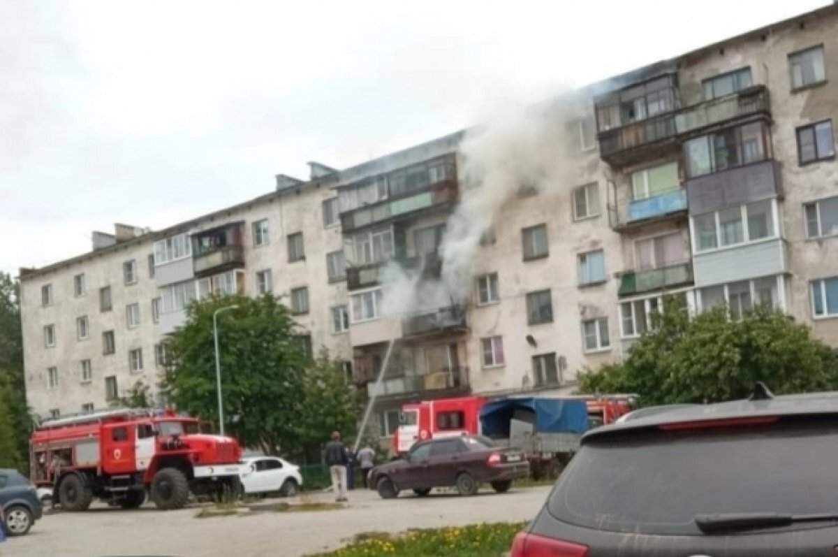    100-квартирный дом в Карелии чуть не уничтожил пожар