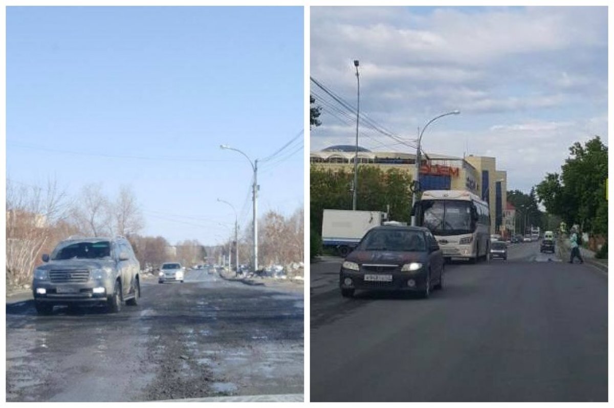    В Новосибирске починили дорогу на 3 улицах после вмешательства прокуратуры