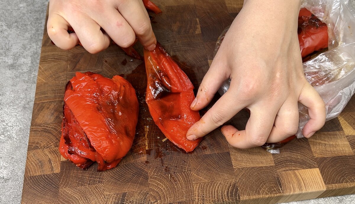 Запекаю, мариную и через два часа уже пробуем! Потрясающая пряно-пикантная закуска из сладких перцев! В сезон такую закуску я готовлю по несколько раз в неделю!-6