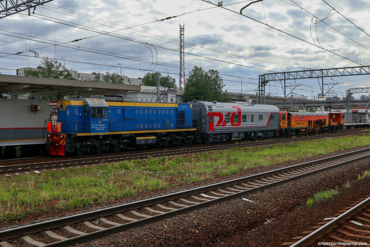 Тепловоз ТЭМ18ДМ-130, ст. Ховрино 