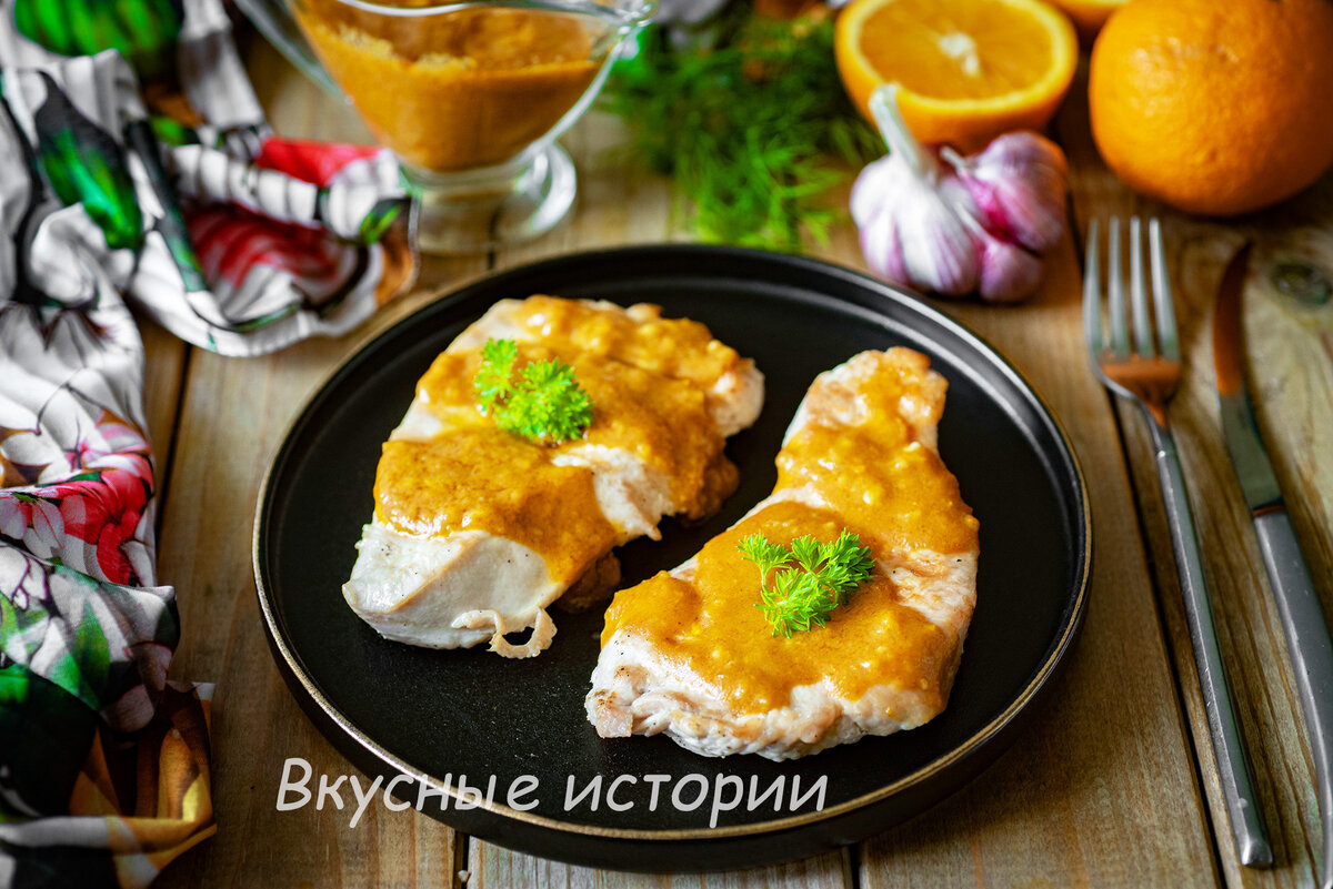 Блинчики с апельсиновым соусом Прайм кафе