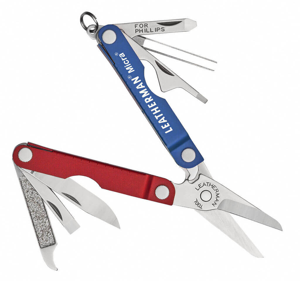 Leatherman Micra предлагается в десяти различных цветовых комбинациях