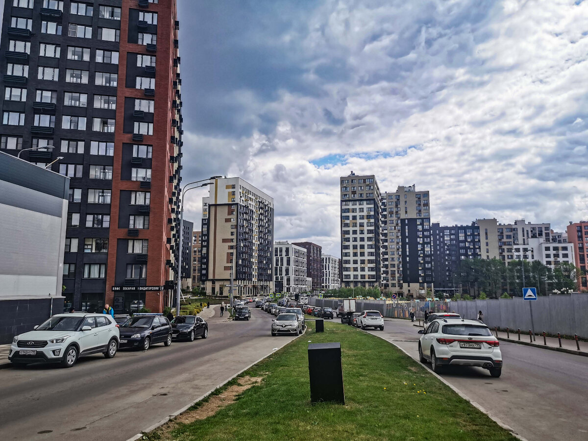 Скандинавский бульвар в Коммунарке.