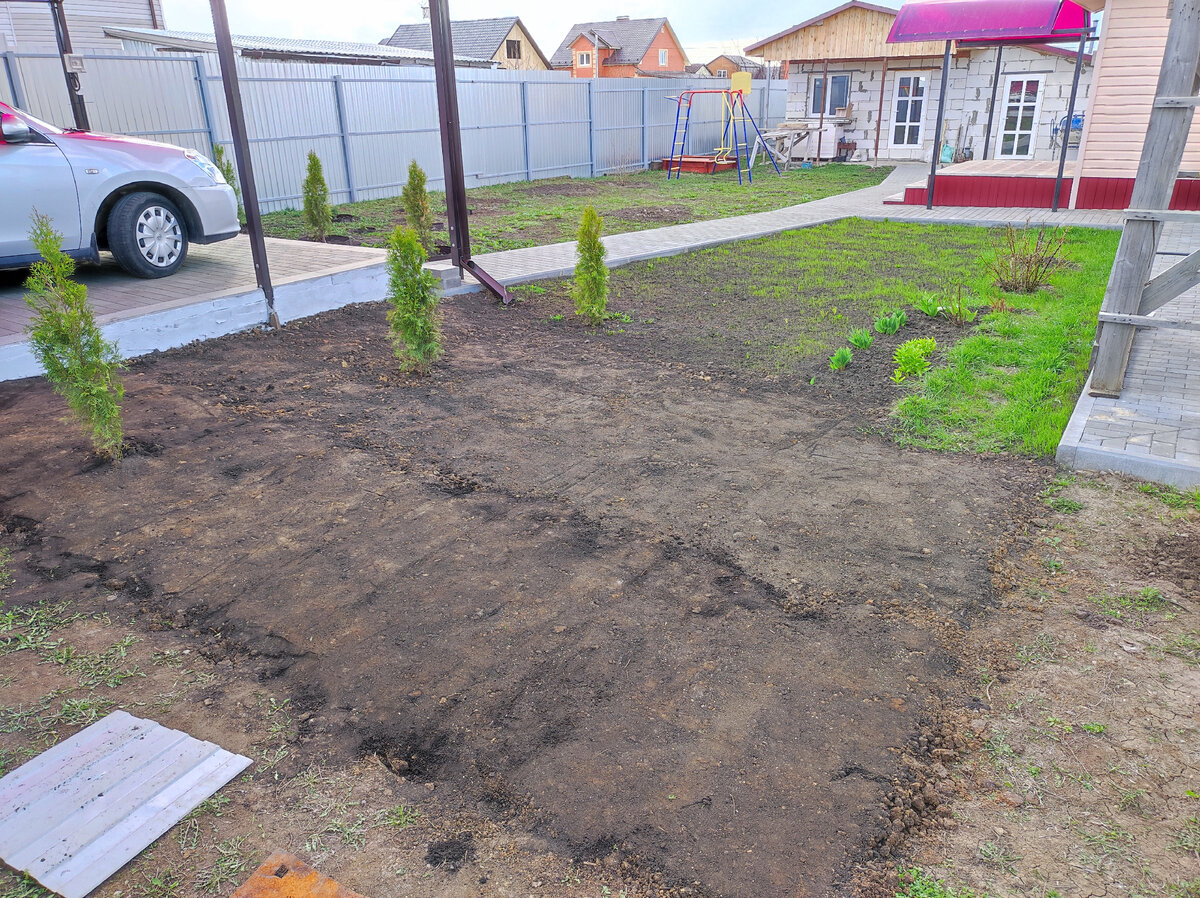 Подготовка перед посевом газона. @ Горбунов Сергей