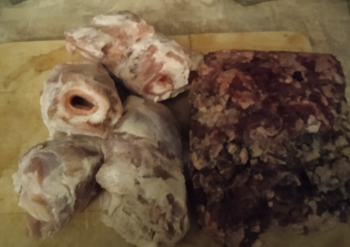 Так выглядит калтык и мяско.