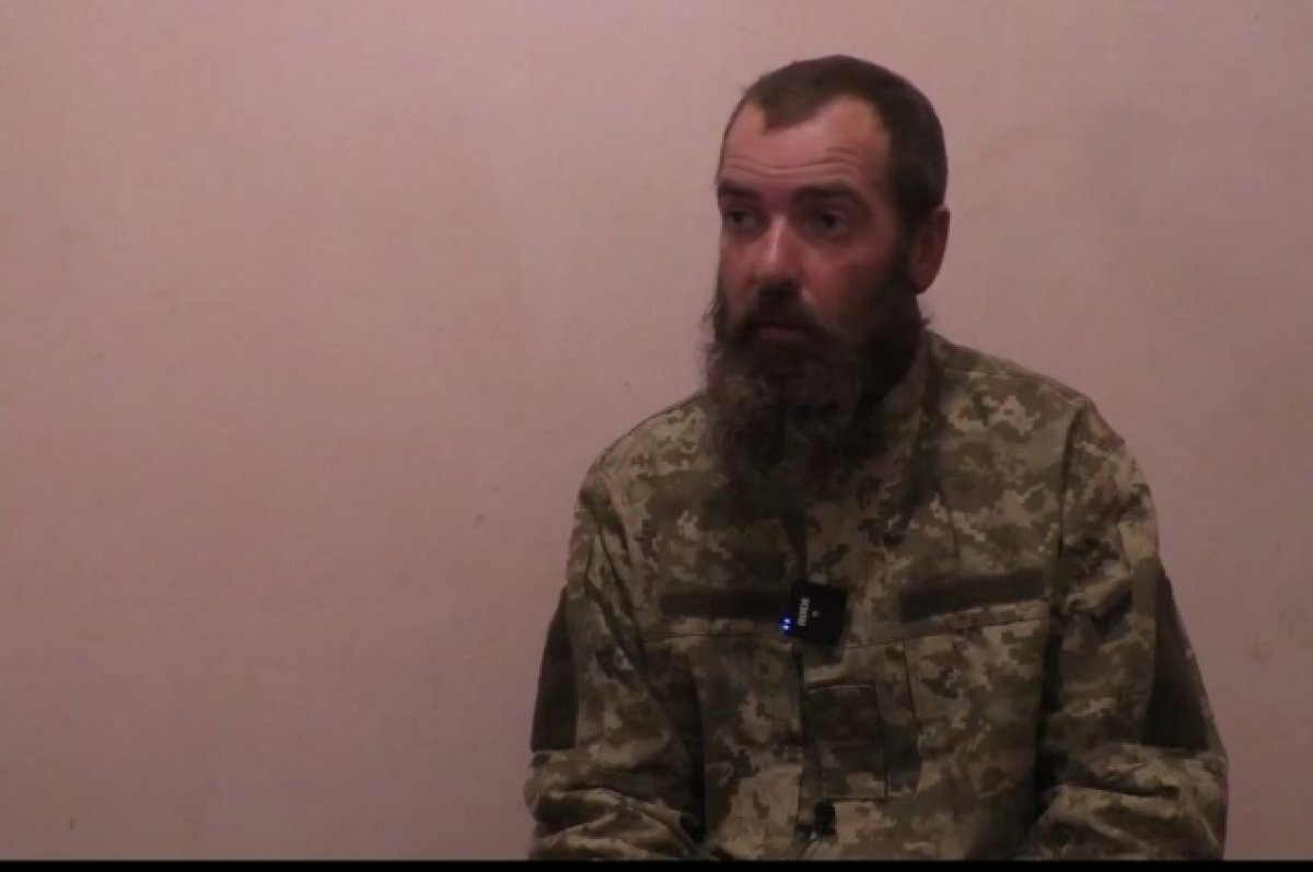    Пленный рассказал о слабой военной подготовке мобилизованных солдат ВСУ