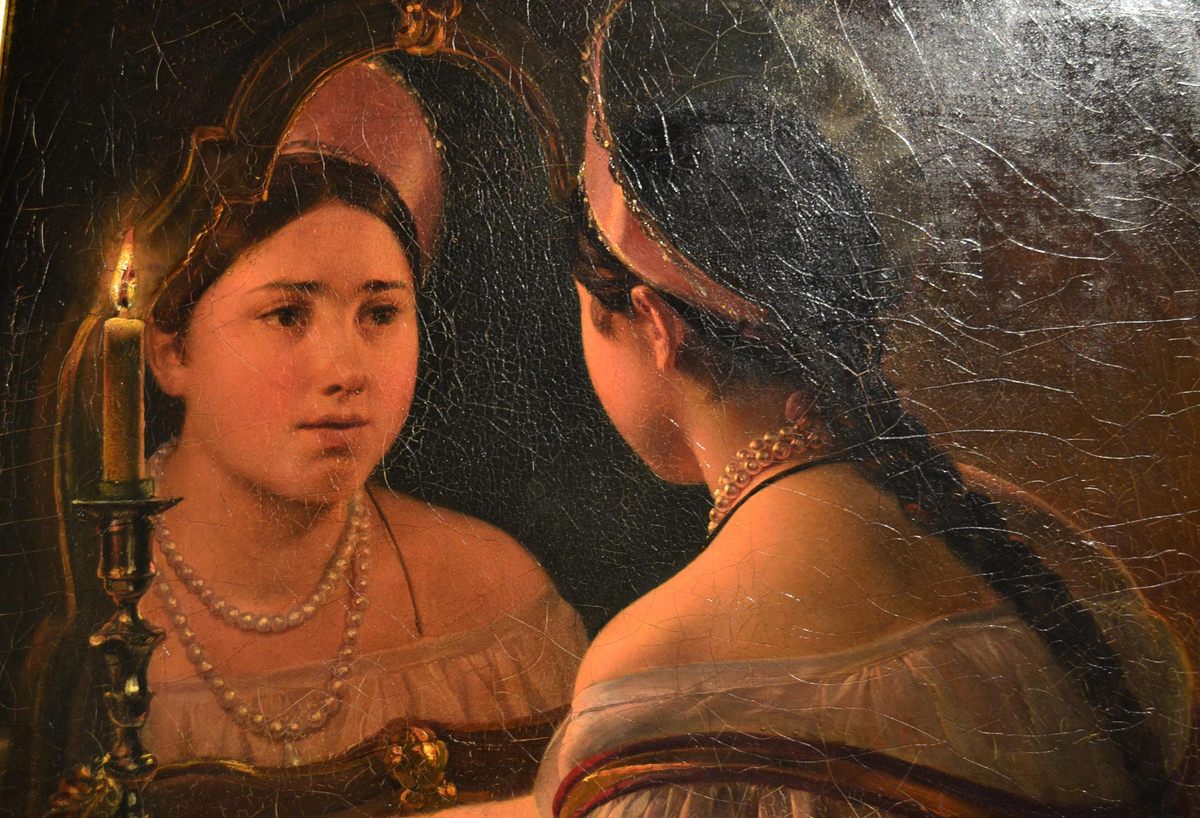"Гадающая Светлана". Худ. К. Брюллов, 1836 г. 