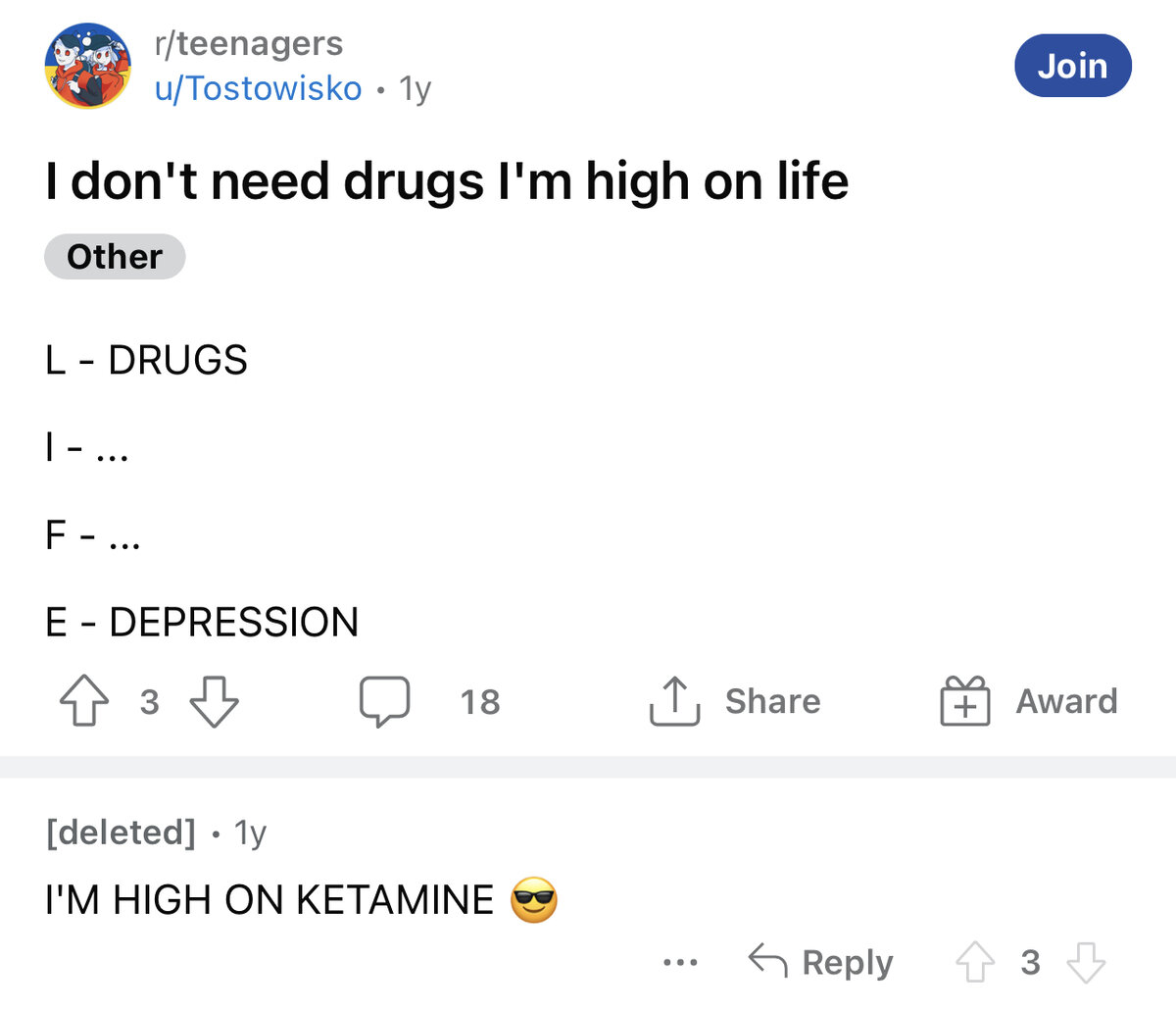 to be high on life — получать кайф от жизни, кайфовать