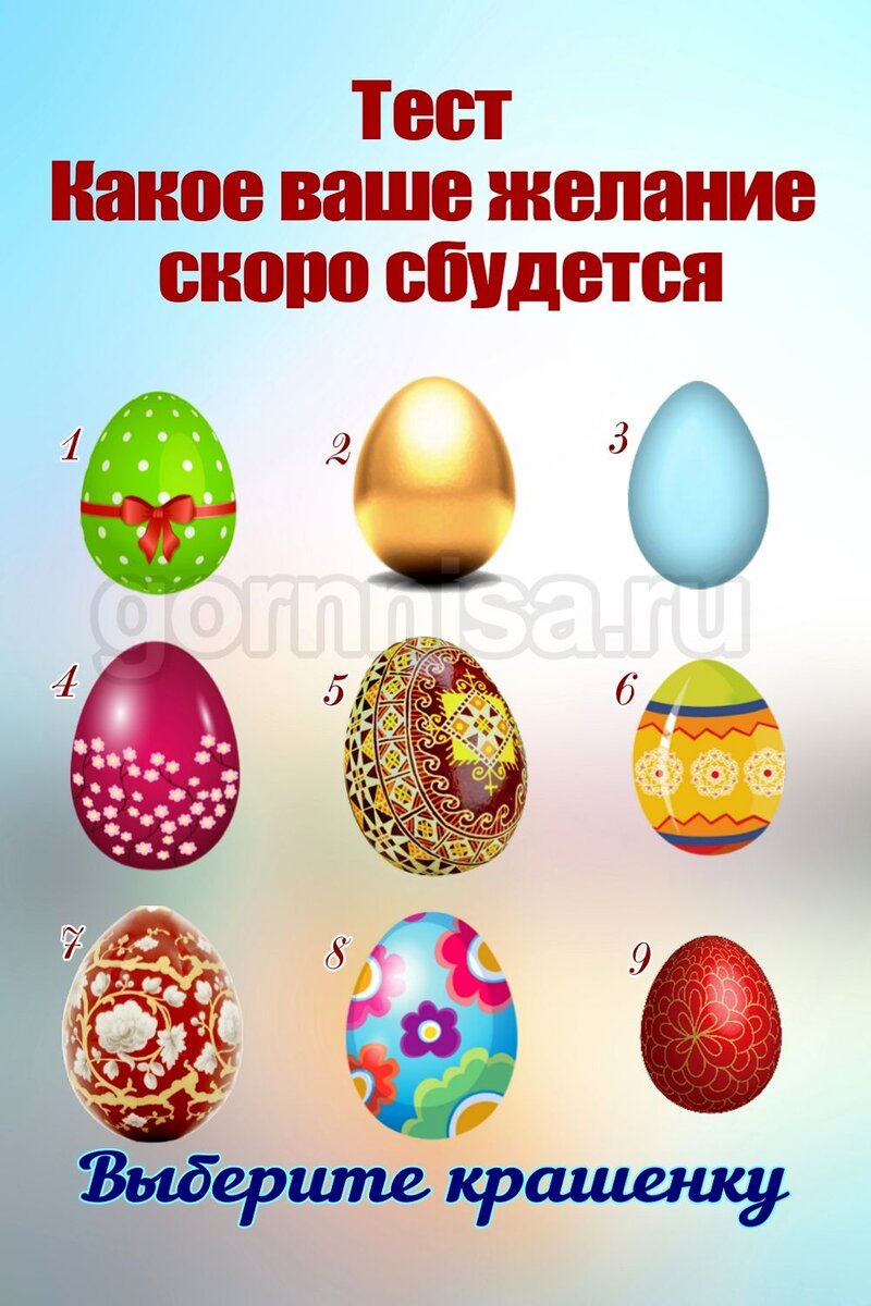    Тест — Какое желание скоро сбудется Pavlov A