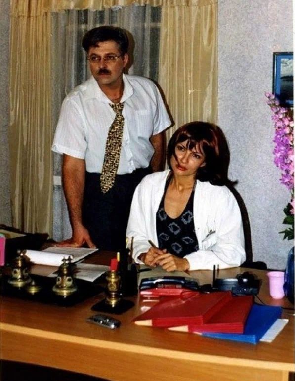 Юрий Стыцковский и Эвелина Бледанс. 