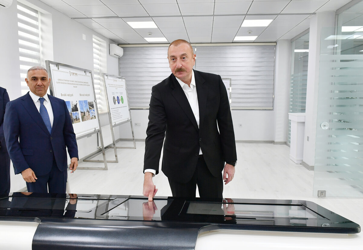 Azerisiq. Обед президента азербайджанской Республики Ильхама Алиева.