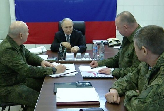    В ходе посещения штаба группировки войск «Днепр» на Херсонском направлении