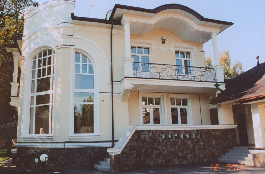 Трехэтажный особняк 466 м2 в стиле барокко - PA-31