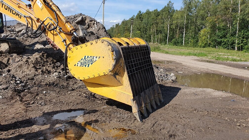 Просеивающий ковш для экскаватора | ВОЕННАЯ ИНЖЕНЕРИЯ / MILITARY ...