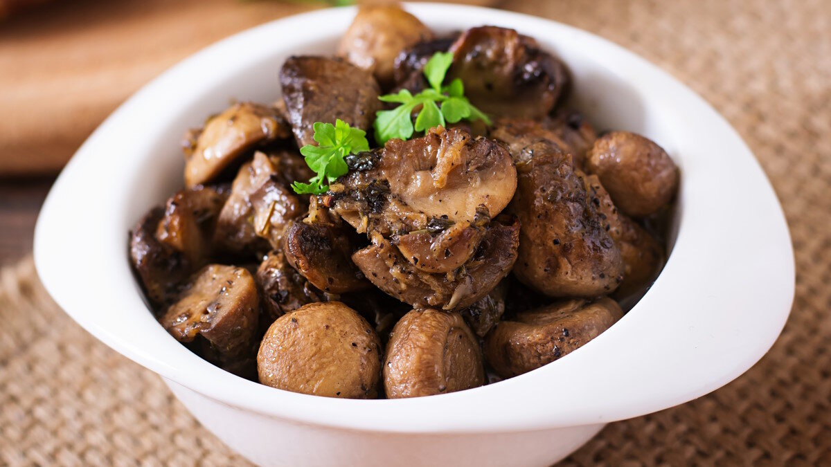    Пикантные шампиньоны