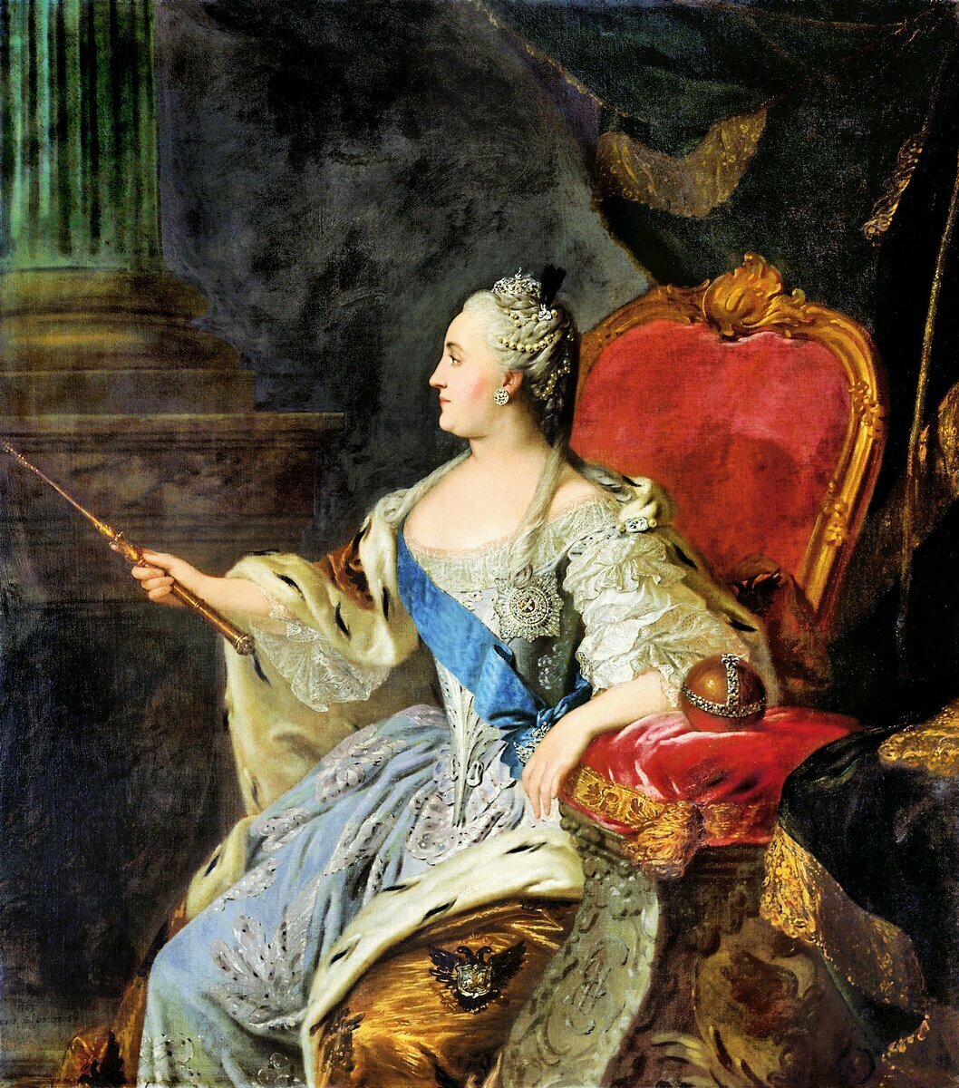 Ф.С. Рокотов. Портрет Екатерины II. 1863 год (здесь и далее в статье используются изображения из открытых источников).