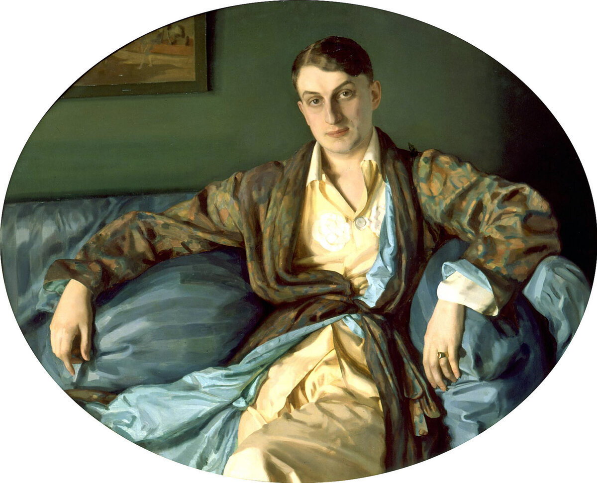 Константин СОМОВ Портрет М. Г.Лукьянова. 1918 Фото: Государственный Русский музей
Источник: rusmuseum.ru

