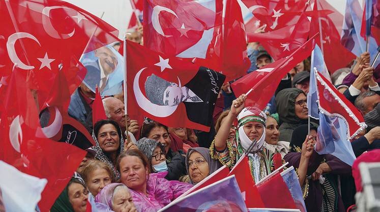    EREN KAYA/DEPO PHOTOS/ABACA Многотысячные митинги в поддержку турецкой оппозиции проходят по всей Турции