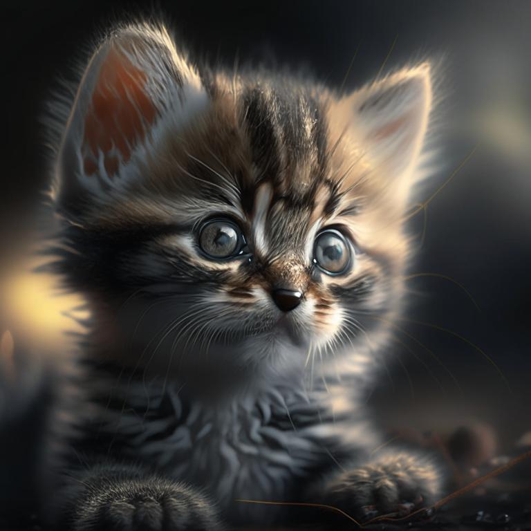 Вот такого милашку котенка нарисовала мне нейросеть. Мы, молодые вторы, смотрим на Дзен такими же глазами - широко открытыми, доверчивыми и полными надежд.