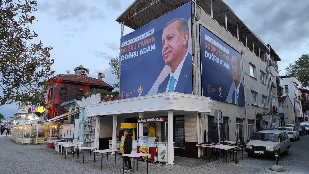 Плакат с Эрдоганом на улице в Турции. Фото: Кирилл Полиенко/Polienko: путешествуем вдвоём