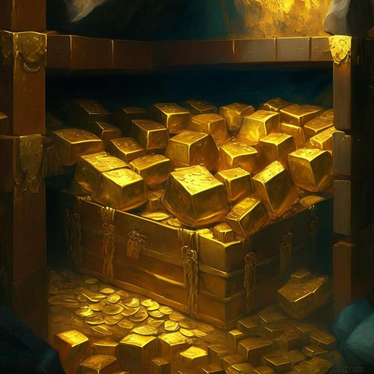 Топ стран с самыми большими добытыми запасами золота:  
1.	США — 8134 тонны;
2.	Германия — 3368 тонн;
3.	Италия — 2451 тонна;
4.	Франция — 2436 тонн;
5.	Россия - 2207 тонн;
6.	Китай - 1916 тонн.
