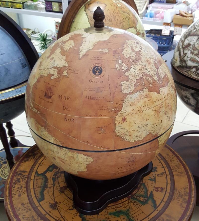 Глобус-бар настольный D=40 см, 50*40*40 см