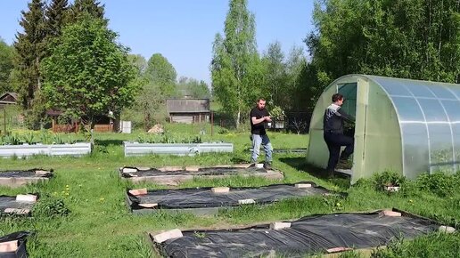 Инновации в сельском хозяйстве. Сажаем картофель в грядки , а кабачки - в бутылки!