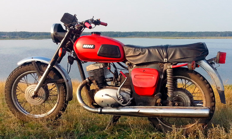 Этот мотоцикл полюбили сельчане.