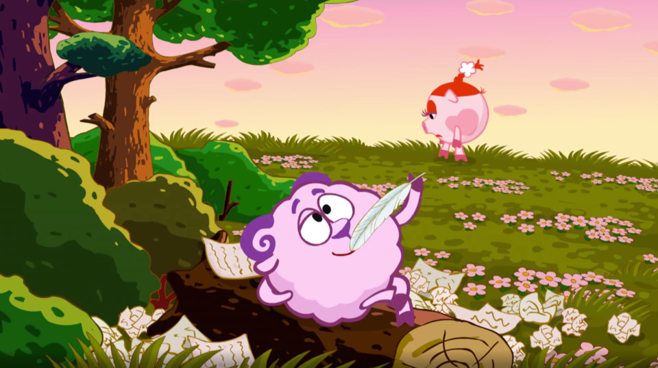 бараш из смешариков. крош бараш и нюша. нюша и бараш. смешарики бараш злой. 2 бараша.