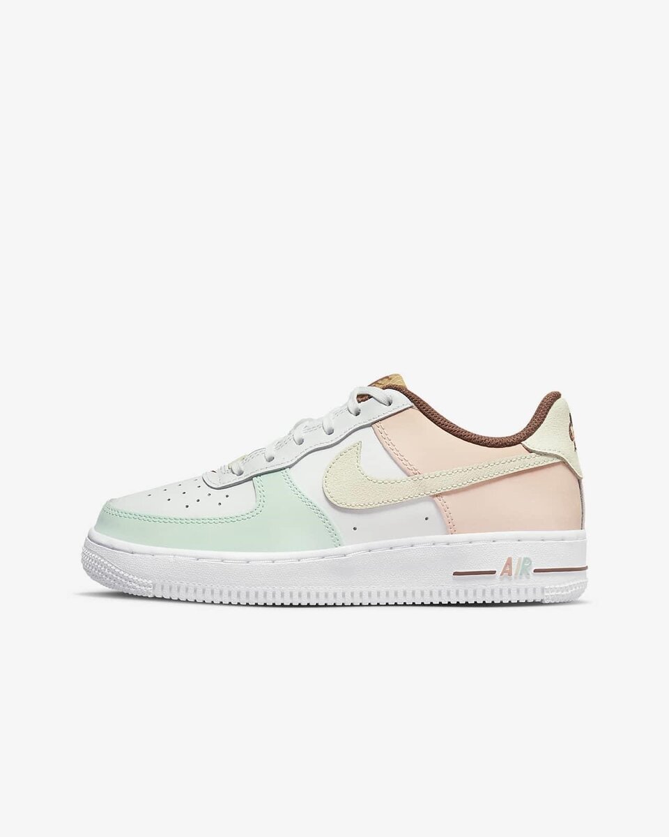 Nike Air Force 1 LV8 White Mint Foam Arctic Orange Coconut Milk