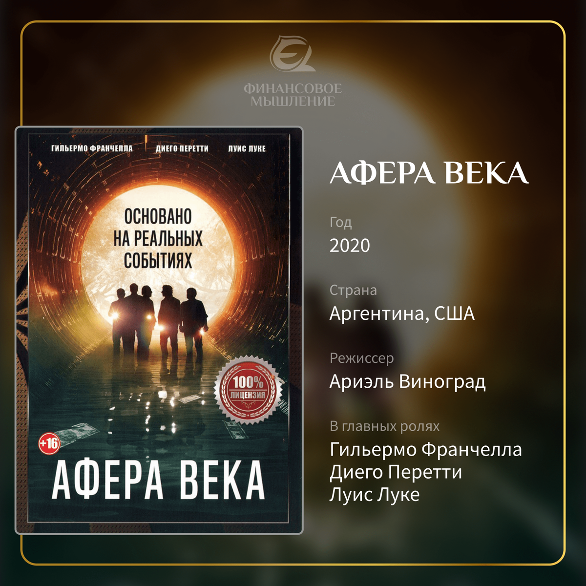 Фильм “Афера века” | Финансовое мышление | Дзен