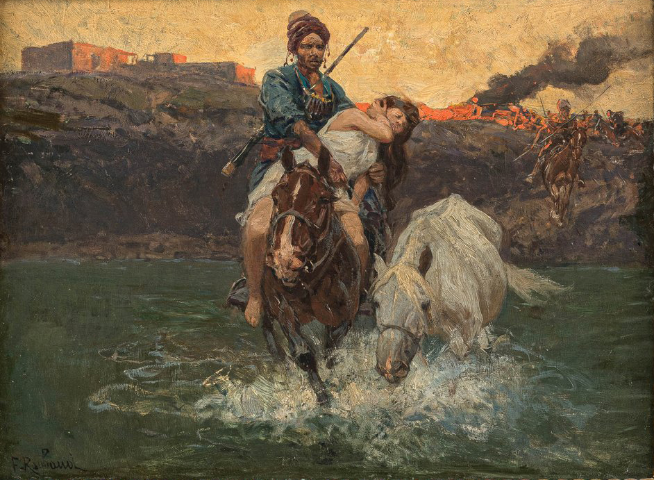 Похищение женщины. Ф.Рубо