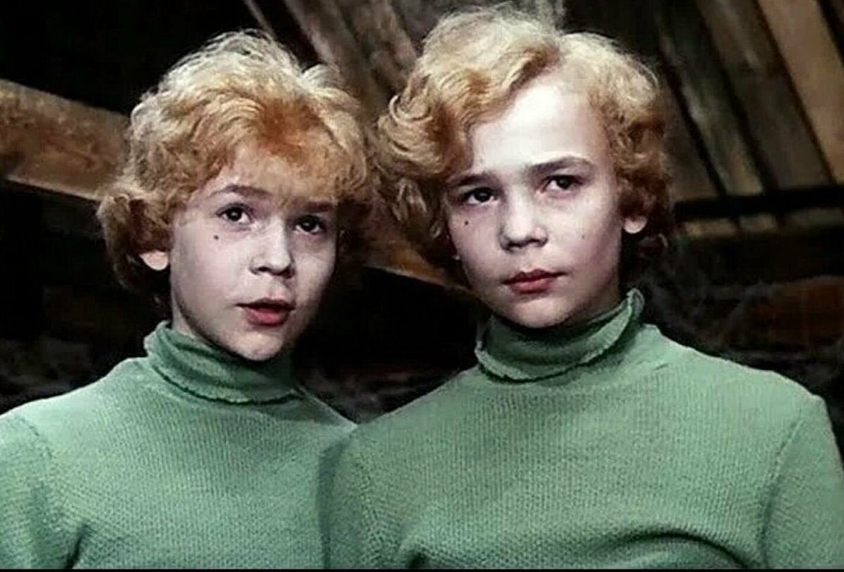    Братья Торсуевы в ролях Электроника и Сыроежкина Ольга Севрюгина