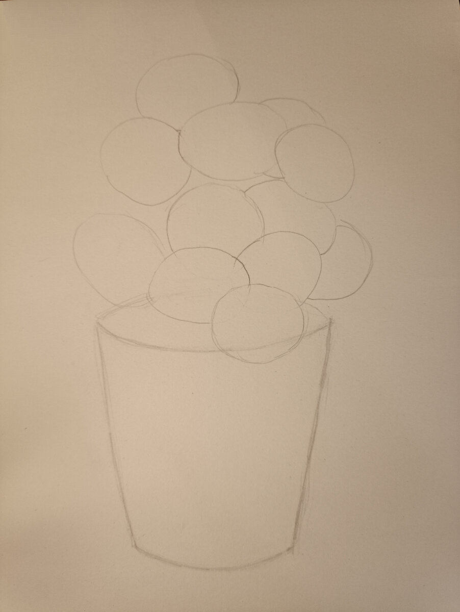 Рисунок букет цветов в вазе поэтапно (51 фото)