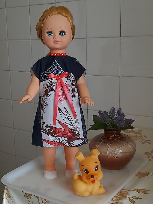 Летнее платье для куклы Лизы "Грозовой перевал". Июнь, 2023. 