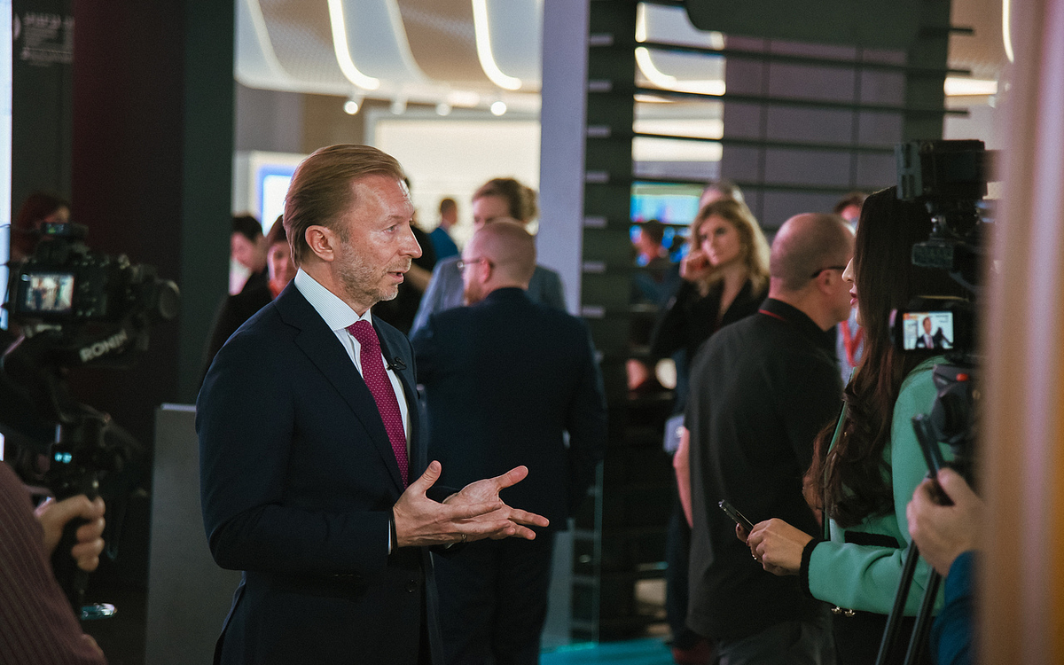 Интервью телеканалу РБК