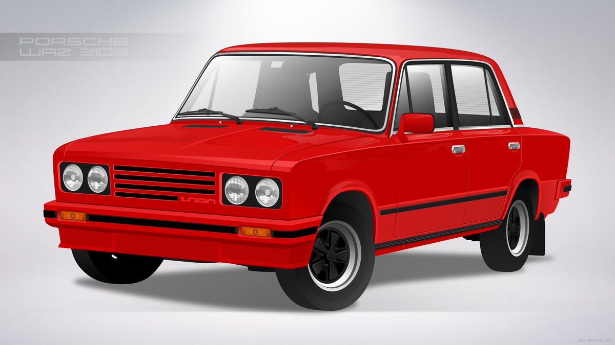 ВАЗ 2103 от Porsche. Фото взято из Интернета