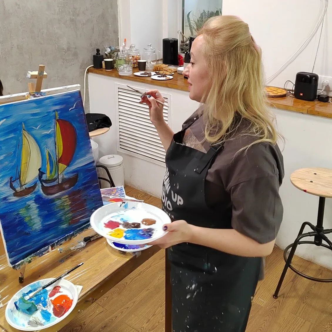 В арт-студии