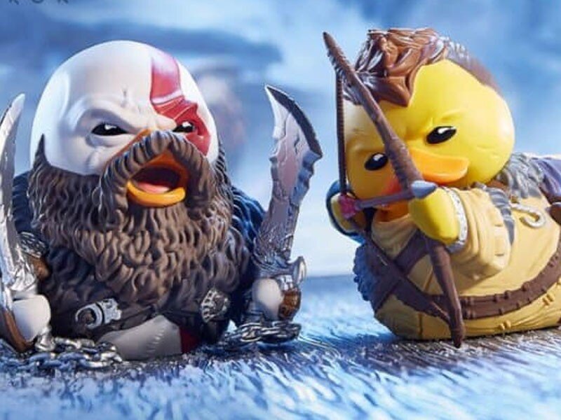    Представлены уточки для ванн в образах героев God of War: Ragnarok [ВИДЕО]