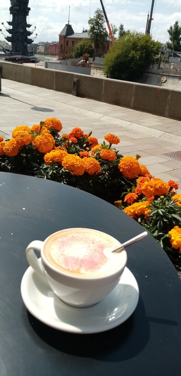 "Фисташковый" латте. Фото автора