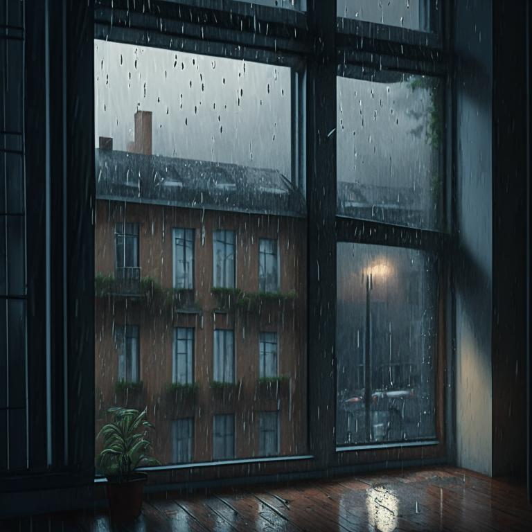 Kandinsky 2.1 дождливый октябрь