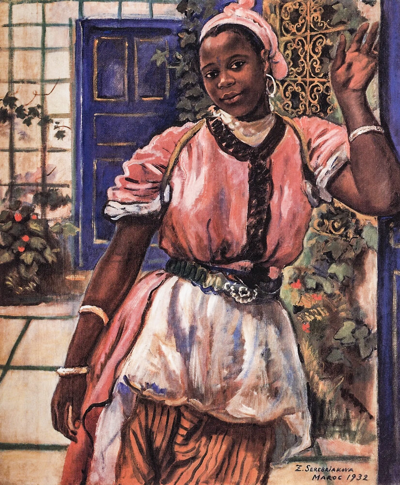 Зинаида Серебрякова "Марокканка в розовом платье". Источник: https://artchive.ru/zinaidaserebriakova