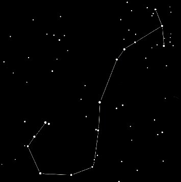      Созвездие Скорпион на небе. Из открытых источников.
