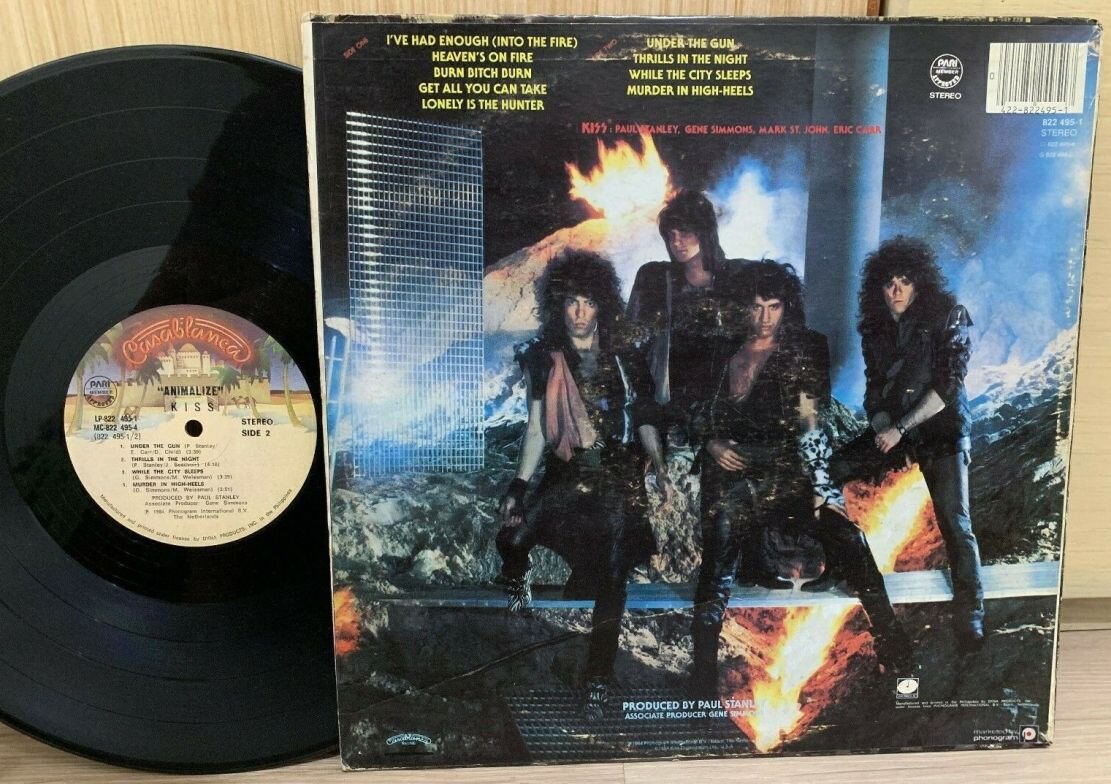 Kiss «Animalize», 1984 г. ~ хэви-металлический штамп, добравшийся до  «платины» в США за три месяца | Без музыки совсем не то | Дзен