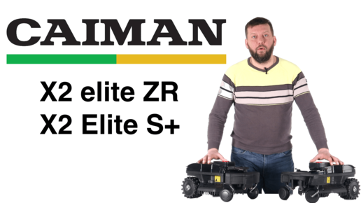 Обзор и сравнение газонокосилок роботов Caiman Tech X2 Elite ZR и X2 Elite S+