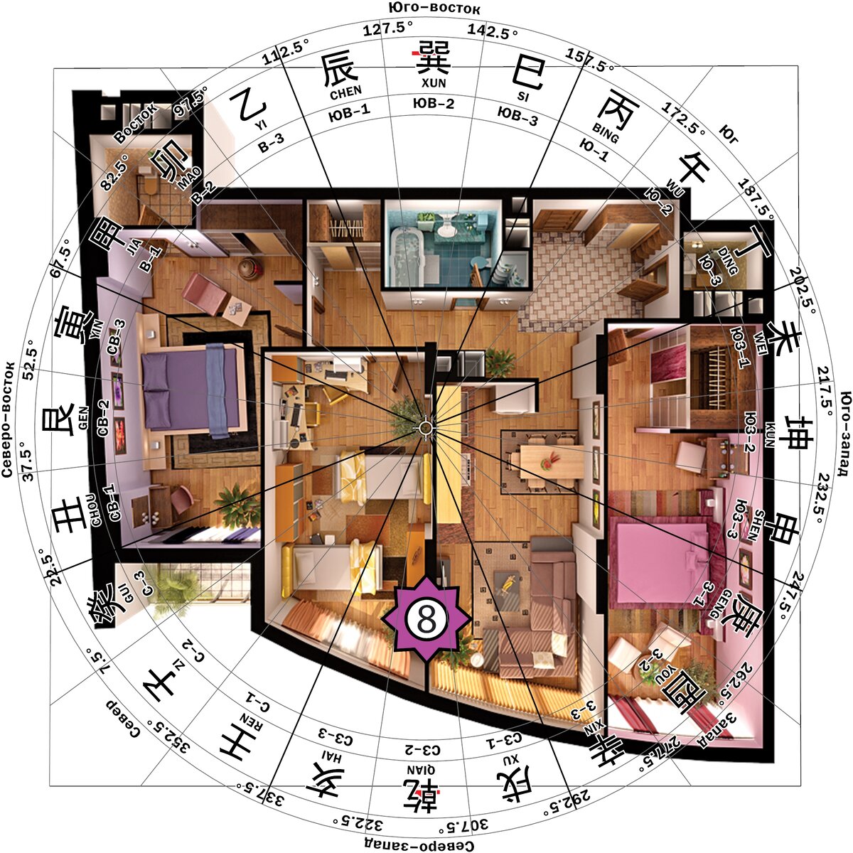 Где хранить деньги. Звезда Богатства в вашем доме.