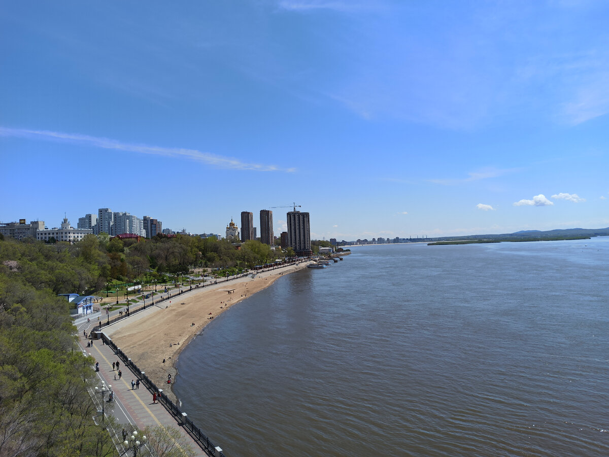 Хабаровск, Набережная Амура.