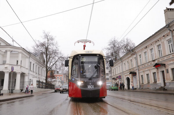 Глеб Никитин и Роман Головченко протестировали трамвай "МиНиН" в Нижнем Новгород